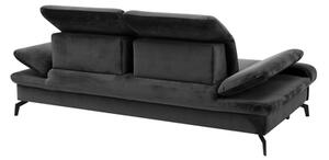 Sofa rozkładana 3-osobowa FIJI grafitowa