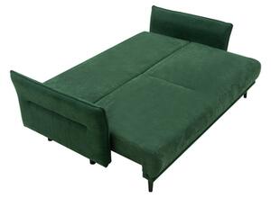 Sofa rozkładana butelkowa zieleń TORINO