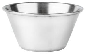 Miseczka na sos dipówka stalowa 7 cm, 90 ML 12 szt