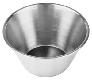 Miseczka na sos dipówka stalowa 7 cm, 90 ML 12 szt
