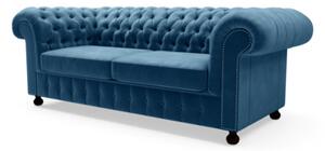 Sofa glamour niebieska CHESTER