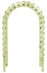Pergola ogrodowa z ławką, 130x60x230 cm, impregnowana sosna