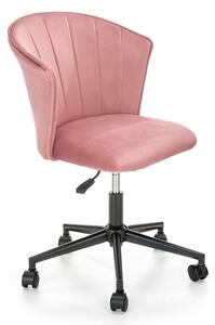 Velvetowe krzesło obrotowe dla nastolatka Pasco