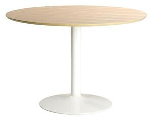 Stół Ibiza 110cm biały/naturalny okrągły