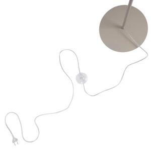 Lampa stojąca podłogowa Light Home LH Siena 3xE14 klosz biała kula kaszmir