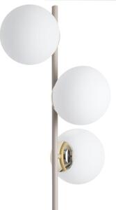Lampa stojąca podłogowa Light Home LH Siena 3xE14 klosz biała kula kaszmir