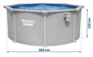 Basen stelażowy Hydrium 305x122 Bestway 56566 całoroczny