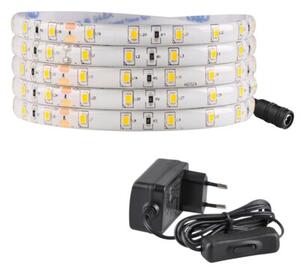 Zestaw taśma LED 24V 2m IP65 4000K zasilacz, włącznik ON/OFF 319142 Polux