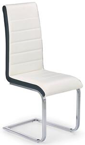 Czarno-białe krzesło na płozach - Damer