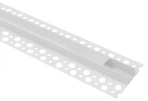 Profil do taśm LED GN01 natynkowy biały + klosz mleczny 1m Ecolight