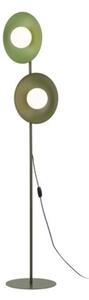 Lampa podłogowa TK Lighting SLATE MIX GLASS 16139, metal szkło, biało-zielona, 2xG9, 160 cm, nowoczesna do salonu