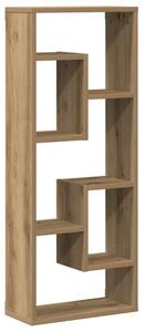 Półka ścienna artisan oak 36x16x90 cm drewno klejone