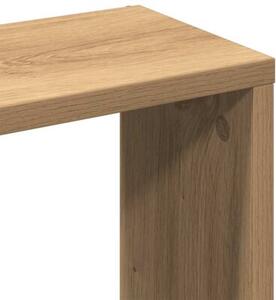 Półka ścienna artisan oak 36x16x90 cm drewno klejone