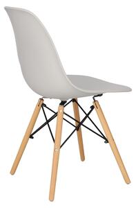 Krzesło Simplet P016W basic szare