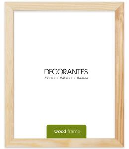 Ramka na zdjęcia 24x30 cm z drewna surowego sosnowa ramka DIY FRAMAI®
