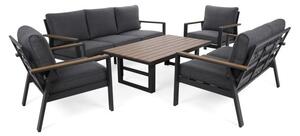 Zestaw mebli ogrodowych HOME & GARDEN Turyn 290043 Ciemnoszary