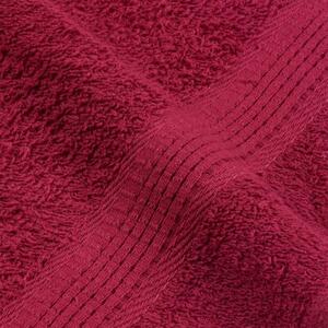 Ręczniki do rąk, frogn, 10 szt., bordeaux 50x100 cm, 360 g/m²