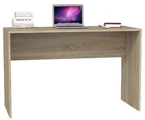 Nowoczesne biurko komputerowe Luvis 2X - dąb sonoma