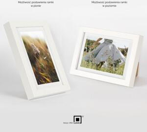 Biała ramka na zdjęcia w rozmiarze 10x15 cm LUCA®