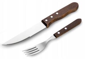 Zestaw sztućców sztućce do steków steka mięs pizzy na grilla grillowe KAMILLE