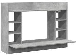 Biurko wiszÄ ce, szaroÅÄ betonu, 105x48x75 cm