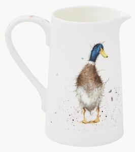 Dzbanek z porcelany kostnej Duck