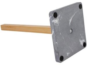 Stojak na ręcznik papierowy kuchenny uchwyt bambusowy z granitową podstawką 33cm BRUNBESTE