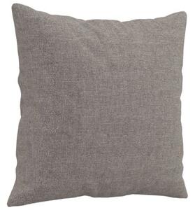 Sofa 2-osobowa z poduszkami, taupe, 120 cm, tkanina