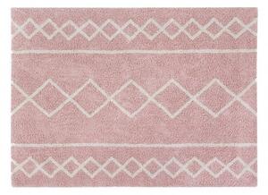 Ręcznie tkany dywan-motyw aztecki OASIS Vintage Nude Natural