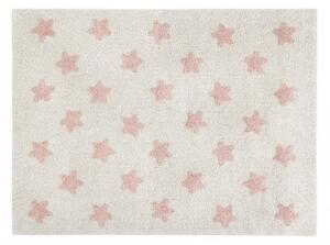 Dywan w różowe gwiazdki STARS Natural-Vintage Nude 120x160
