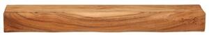 Półki ścienne 2 szt. 80x17x8 cm drewno lite akacja
