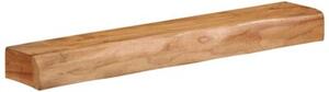 Półki ścienne 2 szt. 80x17x8 cm drewno lite akacja