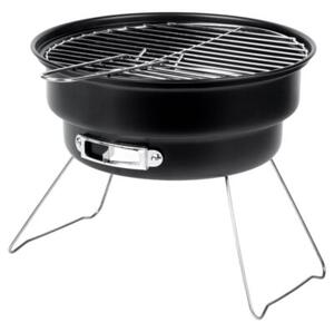 Grill węglowy stalowy składany przenośny 28x26x22 cm