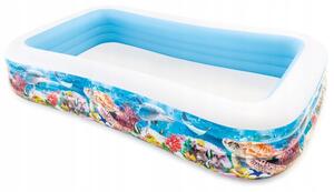Basen dmuchany rodzinny Intex 58485NP Rybki 305x183x56 cm