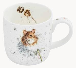Kubek z porcelany kostnej Country Mice