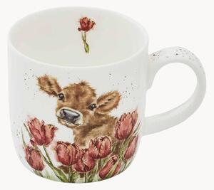 Kubek z porcelany kostnej Bessie the Cow