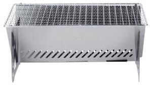Grill węglowy stalowy składany 28x18x12 cm