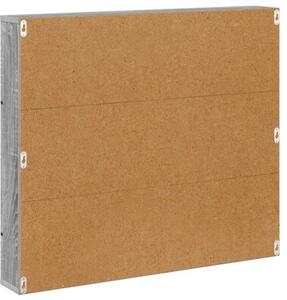 Nowoczesny wiszący stojak na czasopisma szary sonoma