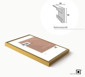 Ramka na zdjęcia 15x20 cm aluminiowa złota Zestaw 5 ramek 15x20 cm LUCA®