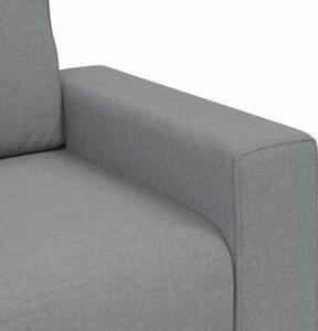 Sofa fotel jasnoszary 100x77x82 cm tkanina