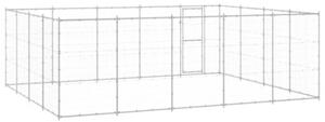 Kojec zewnętrzny dla psa, stal galwanizowana, 24,2 m²