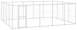 Kojec zewnętrzny dla psa, stal galwanizowana, 24,2 m²