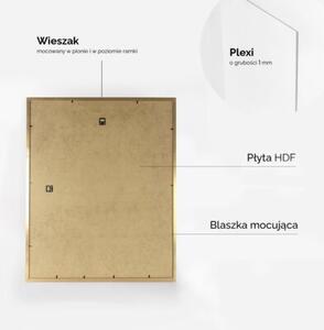 Złota ramka na zdjęcia 40x50 cm FRAMAI®