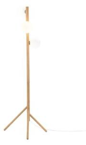 Lampa podłogowa TK Lighting ESTERA WOOD 5809 – drewno sosna, 3xG9, wys. 150 cm, biało-czarna, styl eko