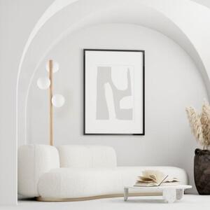 Lampa podłogowa TK Lighting ESTERA WOOD 5809 – drewno sosna, 3xG9, wys. 150 cm, biało-czarna, styl eko