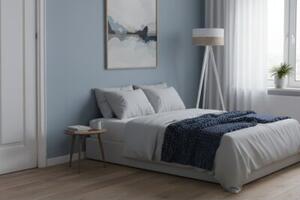 Lampa podłogowa trójnóg biały Light Home LH Wood 1xE27 45cm abażur walec biały/fornir F01