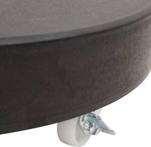 Podstawa pod parasol, granitowa, 30 kg, okrągła, czarna