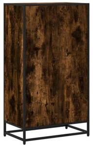 Regał na książki, przydymiony dąb, 60x35x107,5 cm