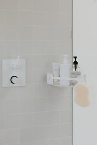 Półka pod prysznic narożna Flex Gel-Lock biała