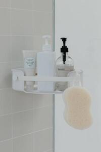 Półka pod prysznic narożna Flex Gel-Lock biała